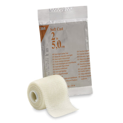 3M™ Scotchcast™ Soft Cast Cast Tape 2 Inch X 12 Foot Fiberglass White (1056752_CS)