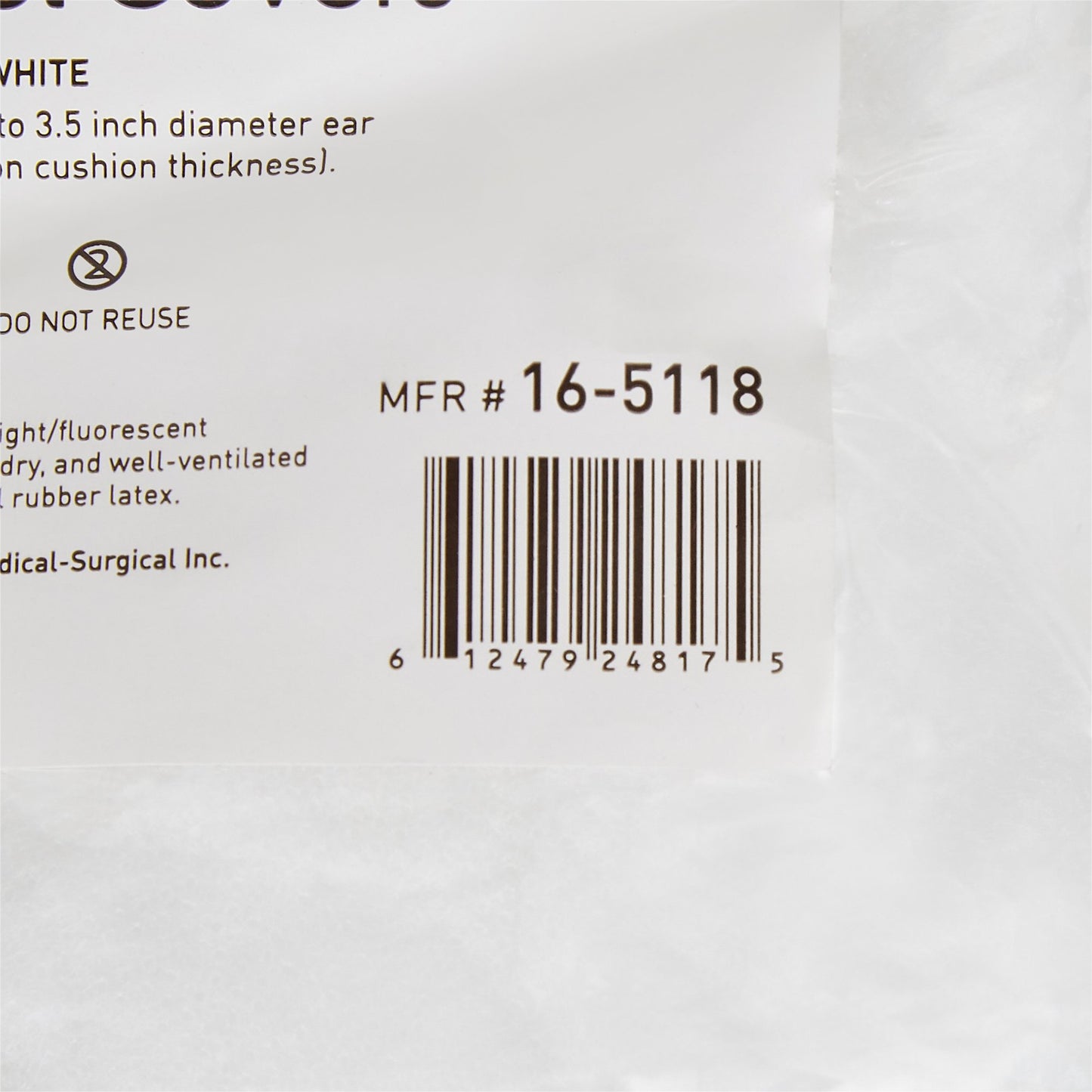 McKesson Sanitary Headset Cover Small For Earmuff of Most Headphones (1162212_BG)