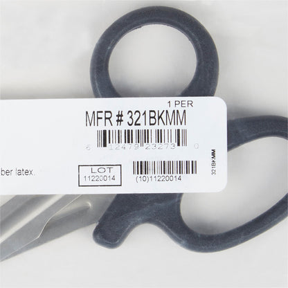McKesson Medicut™ Trauma Shears Black 5-1/2 Inch Length Medical Grade Stainless Steel Finger Ring Handle Blunt Tip / Blunt Tip (1089418_EA)