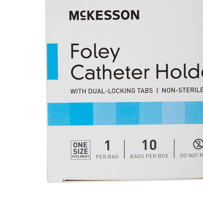 McKesson Leg Strap 2 X 24 Inch Length, Dual-Locking Tabs, Stretch Material, Hook and Loop Closure, Nonsterile (1107740_BX)