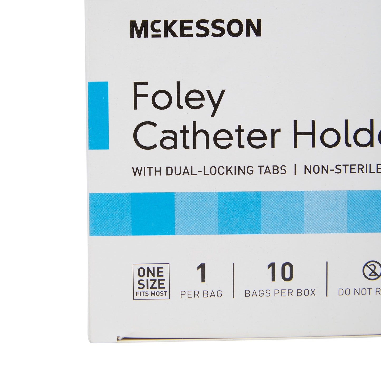 McKesson Leg Strap 2 X 24 Inch Length, Dual-Locking Tabs, Stretch Material, Hook and Loop Closure, Nonsterile (1107740_BG)