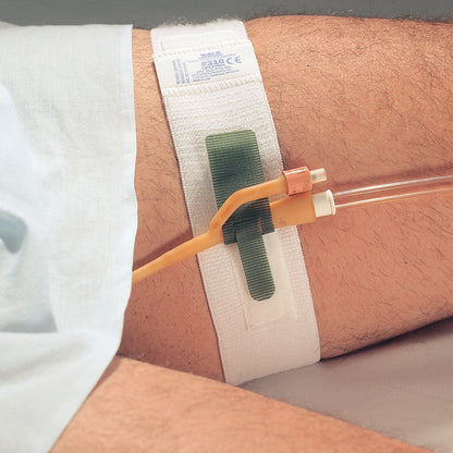 Hold-N-Place™ Foley Catheter Holder 2 Inch Wide, Exclusive Stretch Material, Hook and Loop Fastener (446494_EA)