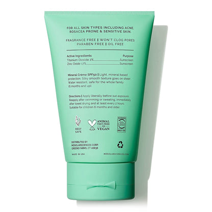 MDSolarSciences® Mineral KidCrème® Sunscreen SPF 50 Cream 3.4 oz. Tube (1213490_PK)