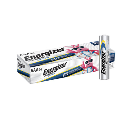 Energizer® Industrial® Lithium Battery AAA Cell 1.5V Disposable 24 per Pack (1220204_BX)