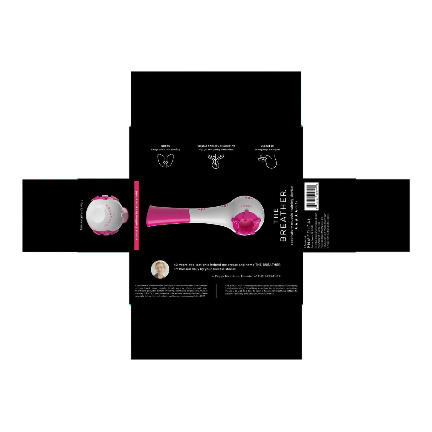 The Breather™ Respiratory Therapy System Adult (1228424_EA)