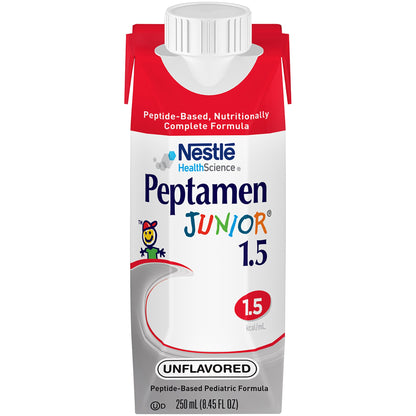 Peptamen Junior® 1.5 Pediatric Tube Feeding Formula Unflavored 250 mL Carton Liquid Whey Protein Impaired GI Function (682241_CS)