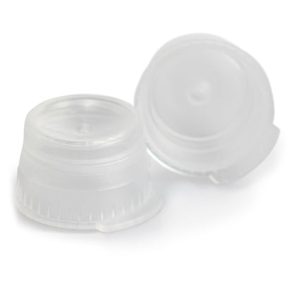 McKesson Tube Closure Polyethylene Snap Cap Natural 13 mm For Use with 13 mm Blood Drawing Tubes, Glass Test Tubes, Plastic Culture Tubes NonSterile (1082098_BG)