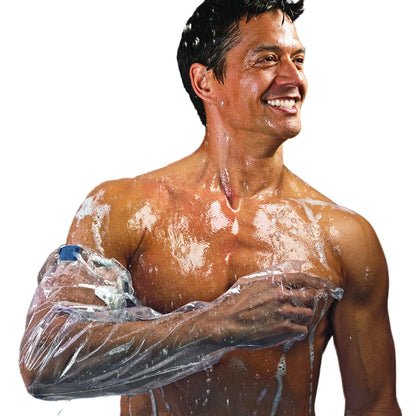 AquaGuard Glove® Shower Sleeve IV Site Barrier Protector 34 Inch Length NonSterile (1137878_CS)