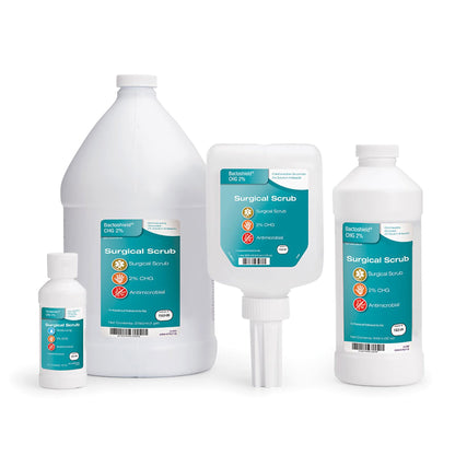 Bactoshield® Surgical Scrub Solution 4 oz. Bottle 4% Strength CHG (Chlorhexidine Gluconate) NonSterile (408312_CS)