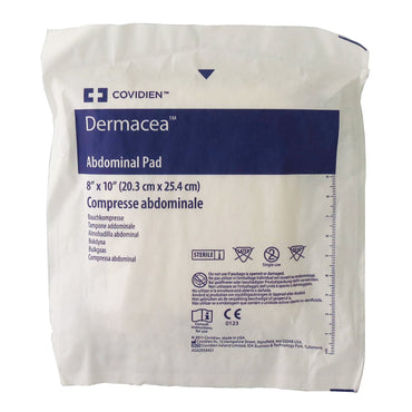Dermacea™ Abdominal Pad 8 X 10 Inch NonSterile 432 per Case (566403_CS)