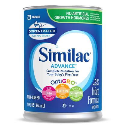 Similac® Advance® Infant Formula Unflavored 13 oz. Can Concentrate Iron (746698_EA)