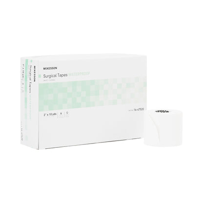 McKesson Waterproof Medical Tape White 2 Inch X 10 Yard Adhesive NonSterile (520284_CS)
