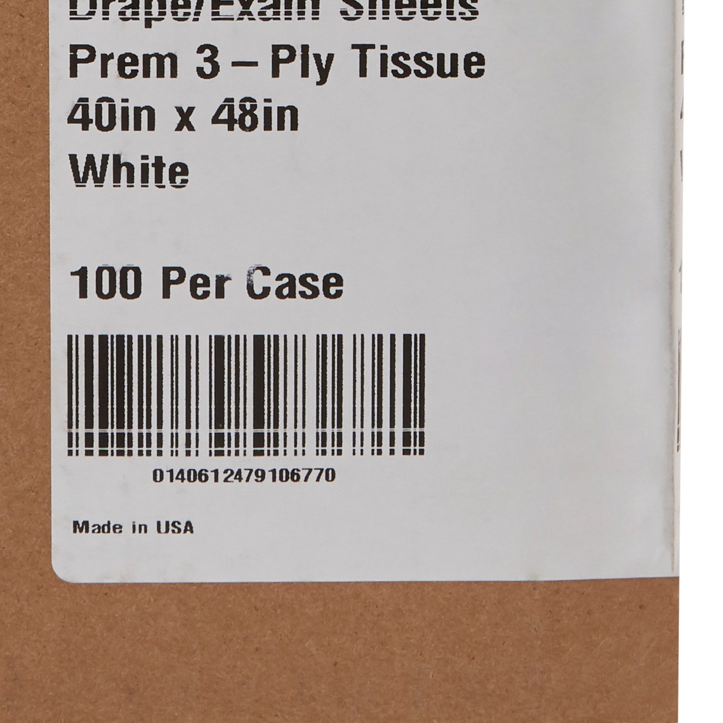 McKesson General Purpose Drape Physical Exam Drape 40 W X 48 L Inch NonSterile (146456_CS)