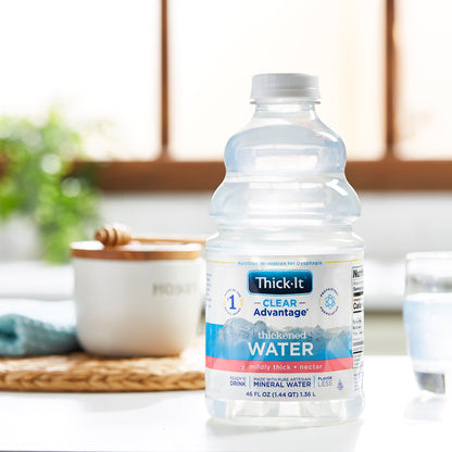 Thick-It® Clear Advantage® Thickened Water 46 oz. Bottle Unflavored Liquid IDDSI Level 2 Mildly Thick (886649_EA)