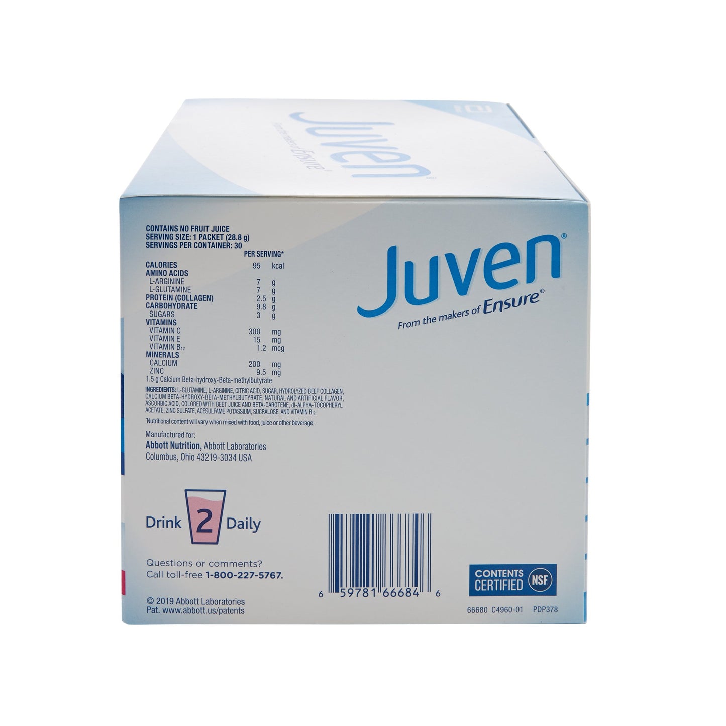 Juven® Oral Supplement Fruit Punch Flavor Powder 1.01 oz. Individual Packet (1082120_EA)
