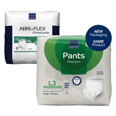 Abena® Premium Pants L3 Unisex Adult Absorbent Underwear Pull On with Tear Away Seams Large Disposable Heavy Absorbency (1218235_PK)