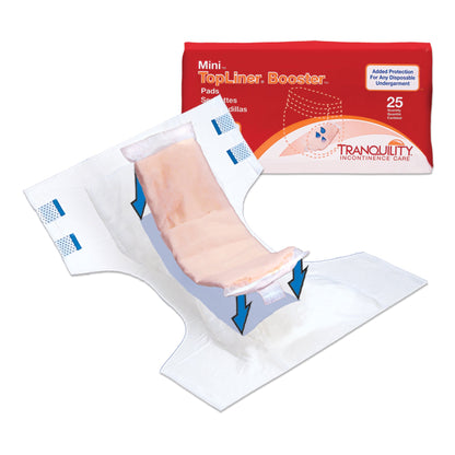 Tranquility® TopLiner™ Booster Pad 2-3/4 X 10-1/2 Inch Heavy Absorbency Super Absorbent Core Mini (807572_PK)