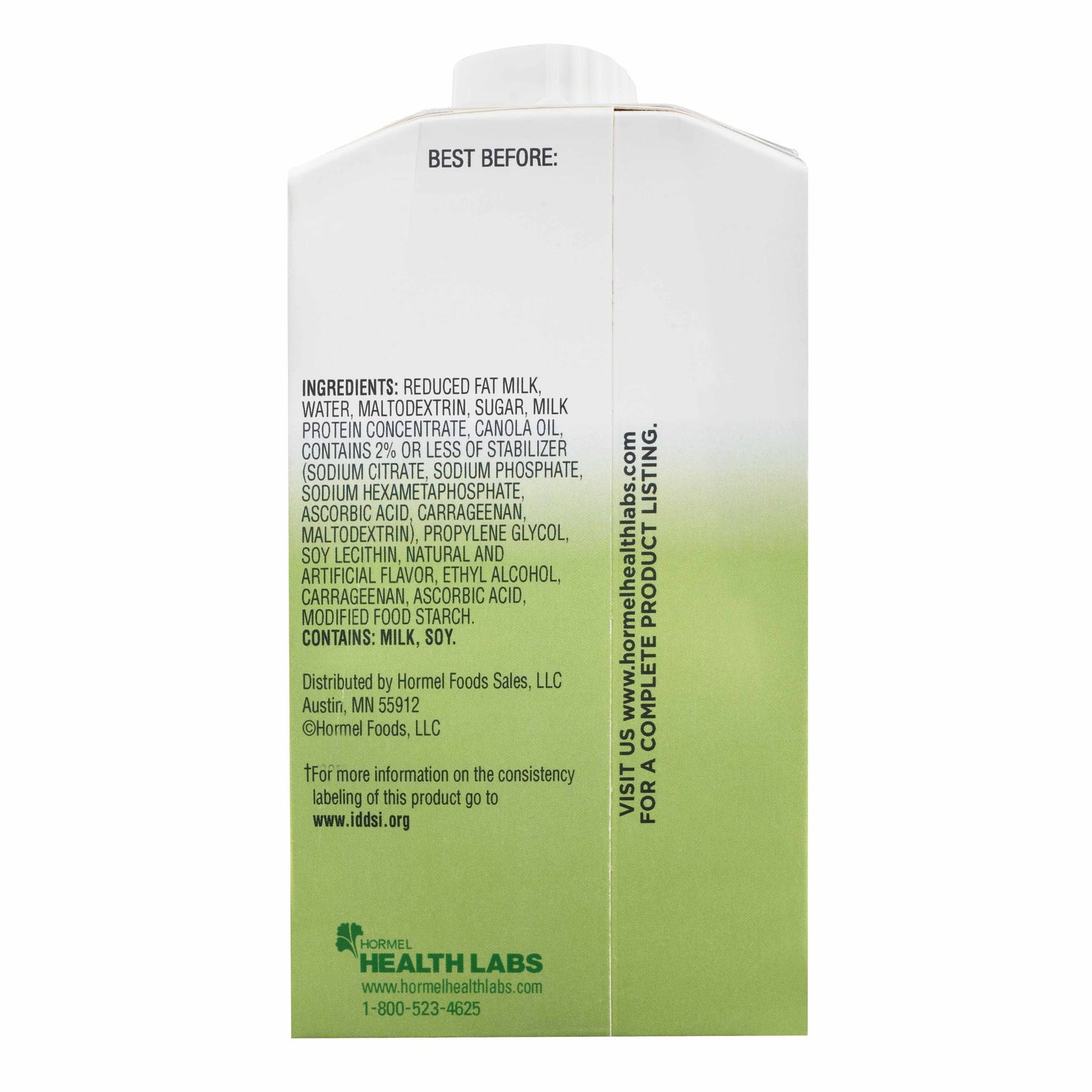 Hormel Vital Cuisine® 500 Shakes Oral Supplement Vanilla Flavor Liquid 8.45 oz. Carton (1083957_EA)