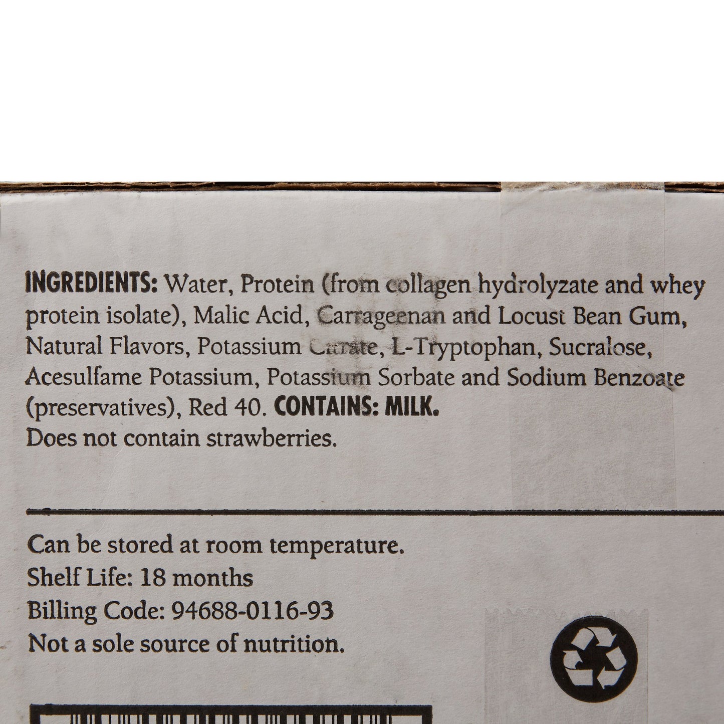 Gelatein® Oral Supplement Fruit Punch Flavor Gel 4 oz. Cup (778508_EA)