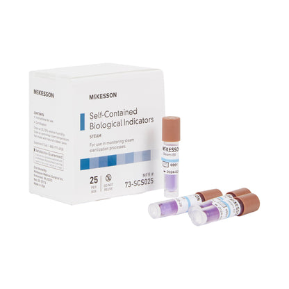 McKesson Sterilization Biological Indicator Vial Steam (524877_CS)
