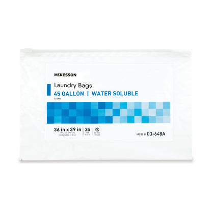 McKesson Hot Water Soluble Laundry Hamper Bag 40 to 45 gal. 36 X 39 Inch Disposable (1147892_PK)