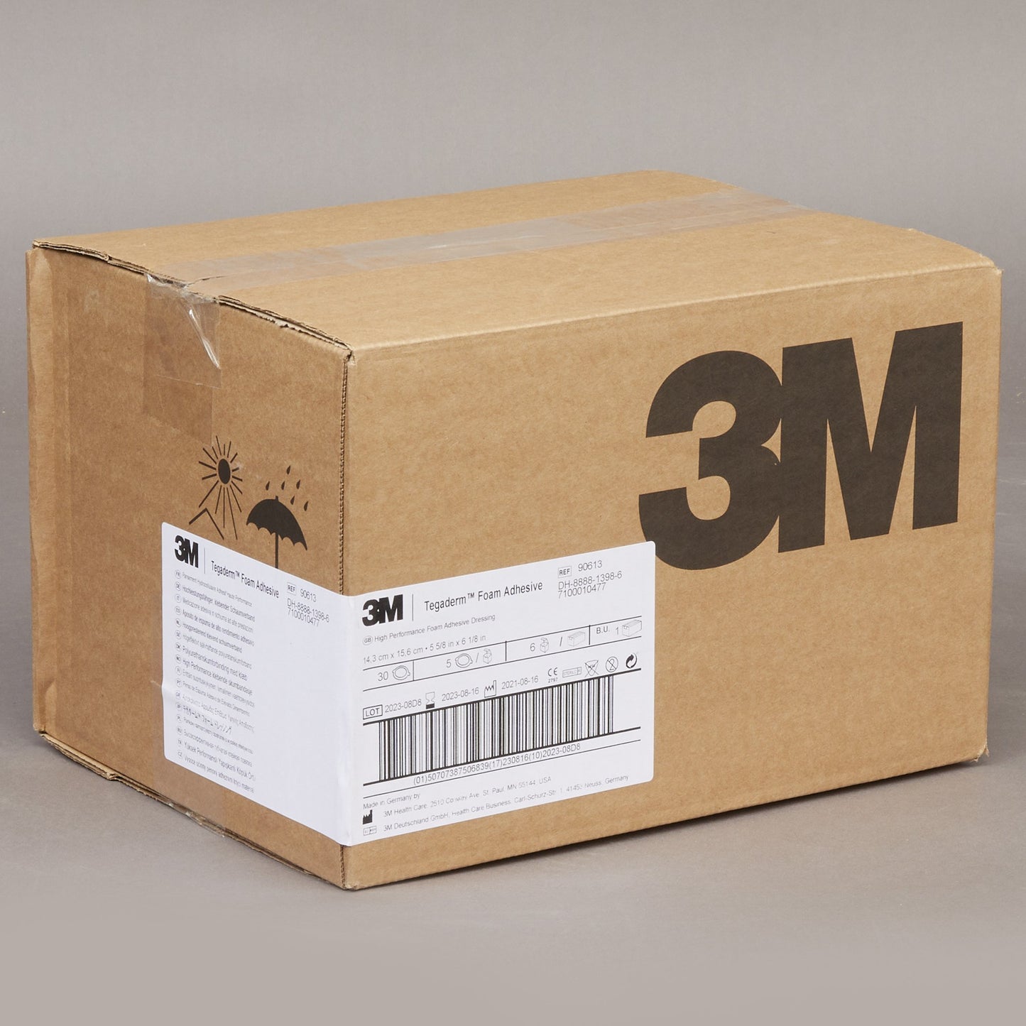 3M™ Tegaderm™ High Performance Foam Dressing 5-5/8 X 6-1/8 Inch With Border Film Backing Acrylic Adhesive Oval Sterile (479850_BX)