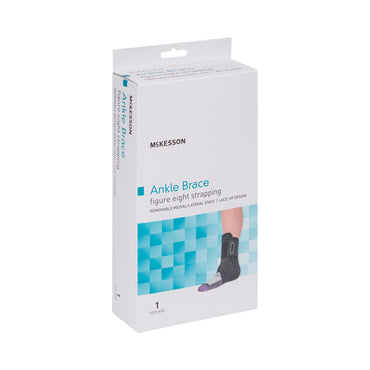 McKesson Ankle Brace X-Large Lace-Up / Figure-8 Strap / Hook and Loop Closure Foot (1159075_EA)