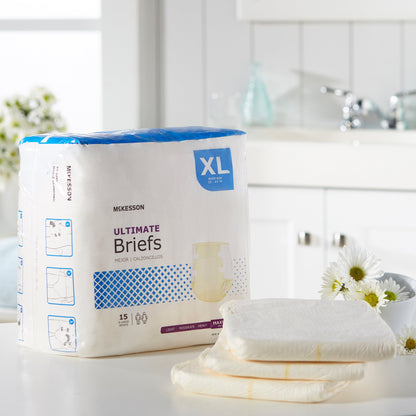 McKesson Unisex Adult Incontinence Brief X-Large Disposable Heavy Absorbency (1123846_BG)