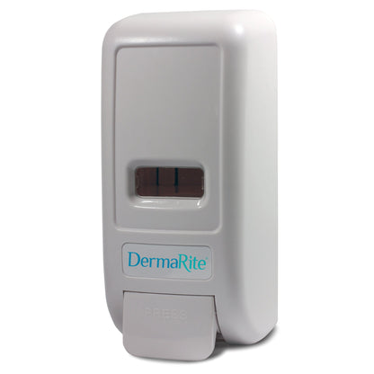 DermaRite® Hand Hygiene Dispenser White Plastic Manual Push 800 mL Wall Mount (707282_EA)