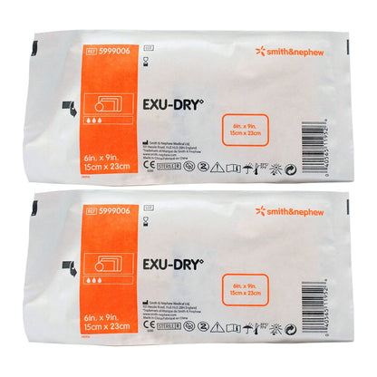 EXU-DRY Anti-Shear Super Absorbent Dressing 6 X 9 Inch Rectangle (359767_EA)