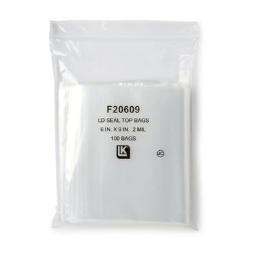 LK® Clear Line Reclosable Bag 6 X 9 Inch LDPE Clear Zipper Closure (1163770_PK)