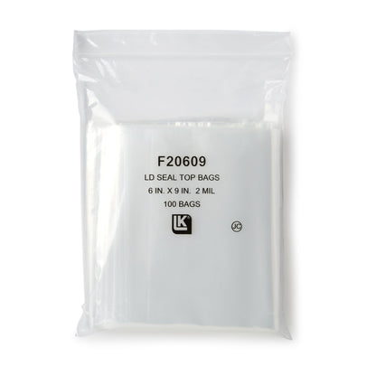 LK® Clear Line Reclosable Bag 6 X 9 Inch LDPE Clear Zipper Closure (1163770_PK)