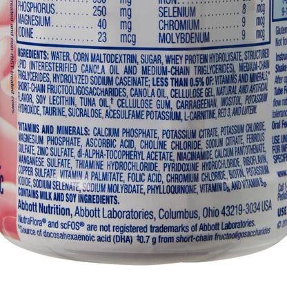PediaSure® Peptide 1.0 Cal Pediatric Oral Supplement Strawberry Flavor 8 oz. Bottle Liquid Peptide Malabsorption / Maldigestion (1143668_CS)