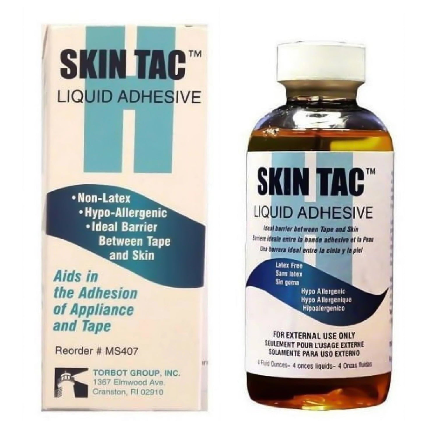Skin Tac™ H Topical Adhesive 4 oz. Bottle (731930_BT)