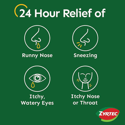 Zyrtec® Allergy Relief 10 mg Strength Tablet 14 per Box (677828_BX)