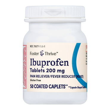 Foster & Thrive™ Pain Relief 200 mg Strength Ibuprofen Caplet 50 per Bottle (1238994_BT)