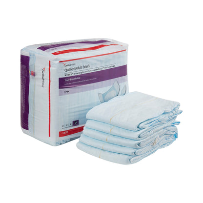 Wings™ Overnight Quilted Unisex Adult Incontinence Brief Large Disposable Heavy Absorbency (864860_CS)