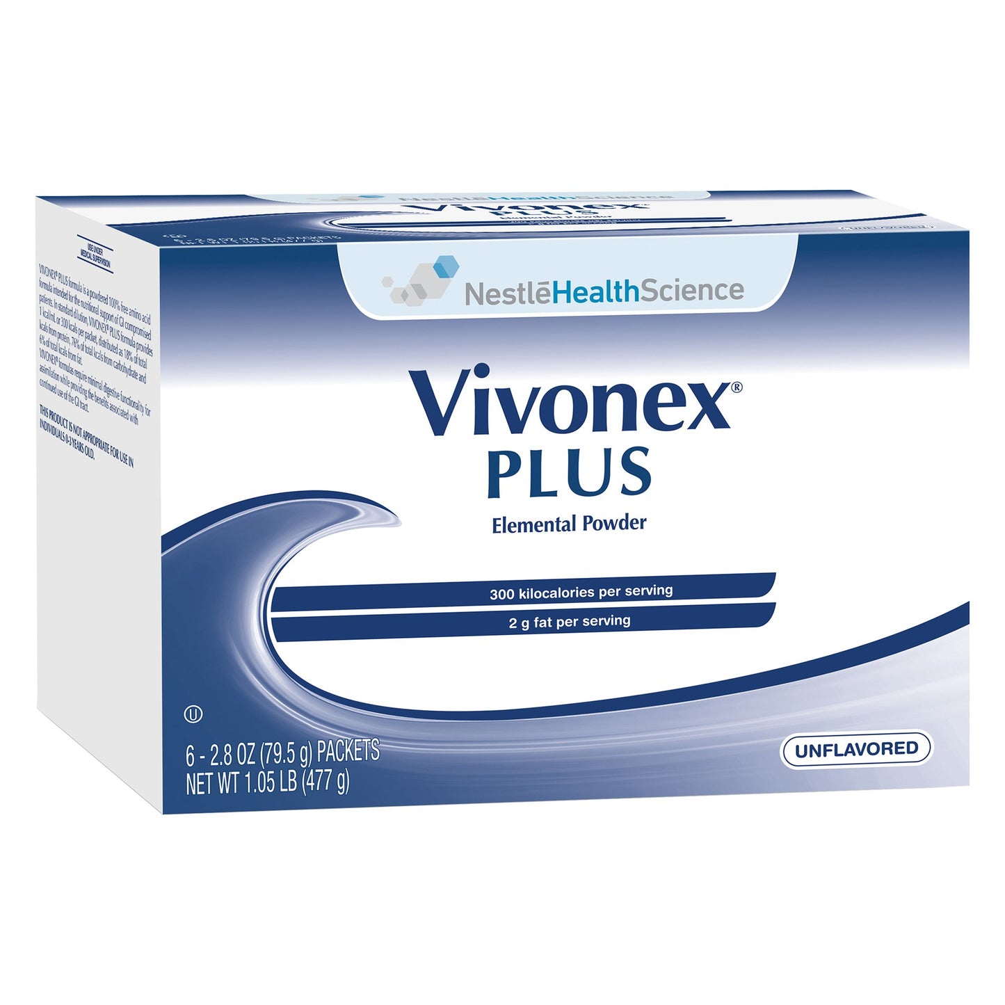 Vivonex® Plus Oral Supplement Unflavored Powder 2.8 oz. Individual Packet (746869_BX)