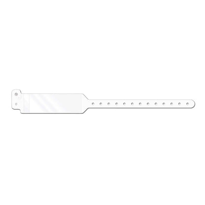 Conf-ID-ent™ Identification Wristband with Shield Write On Band Permanent Snap Without Legend (971355_CS)