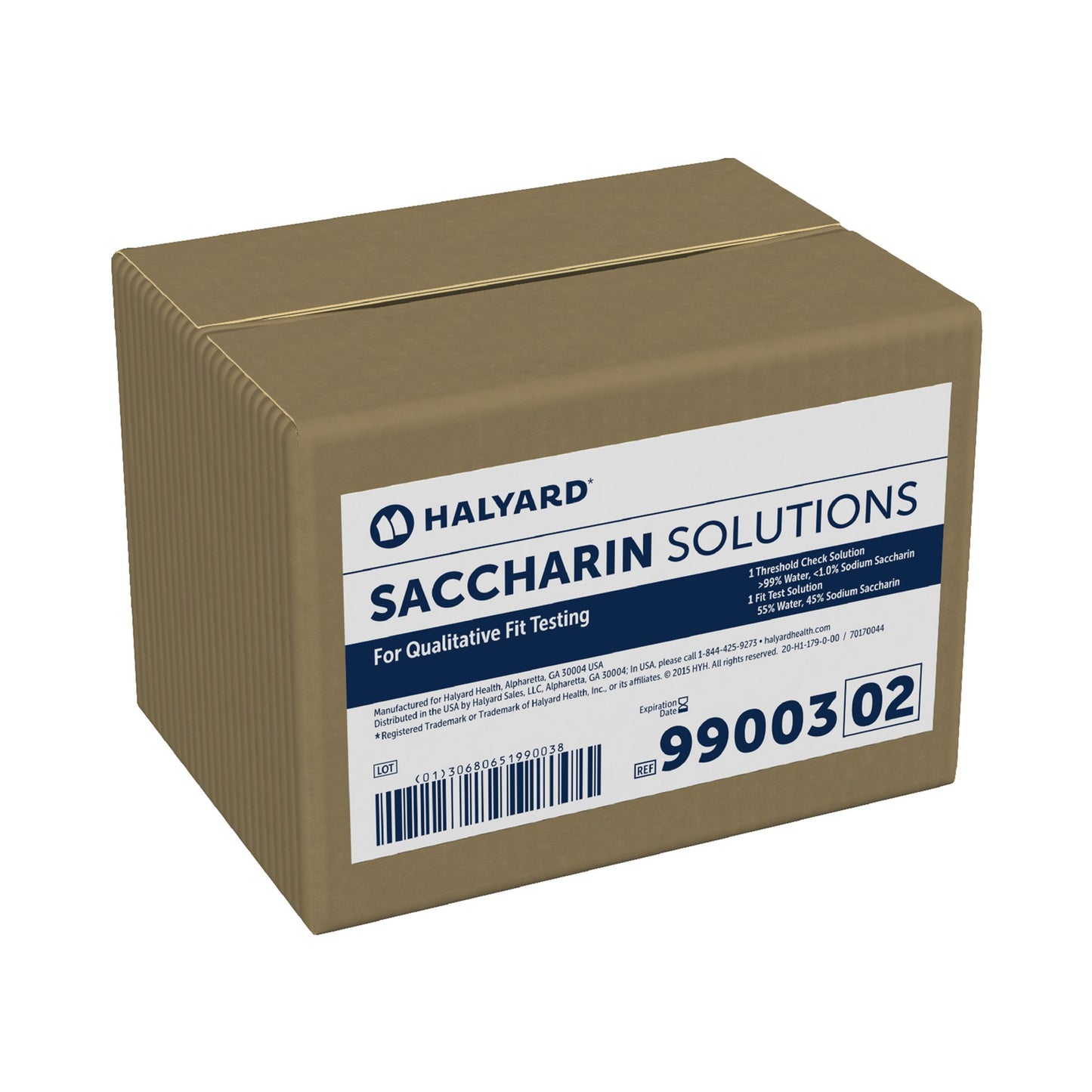 O&M Halyard Inc Fit Test Solutions Kit, Saccharin (472092_CS)
