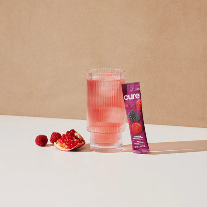 Cure Oral Electrolyte Solution Berry Pomegranate / Watermelon / Lemonade / Strawberry Kiwi Electrolyte (1270286_CS)