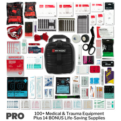 My Medic™ MYFAK Pro First Aid Kit Black Nylon Bag (1207717_EA)