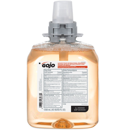 GOJO® Antibacterial Soap Foaming 1,250 mL Dispenser Refill Bottle Fruit Scent (1165674_CS)