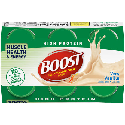 Boost® High Protein Oral Supplement Very Vanilla Flavor Liquid 8 oz. Bottle (778933_EA)