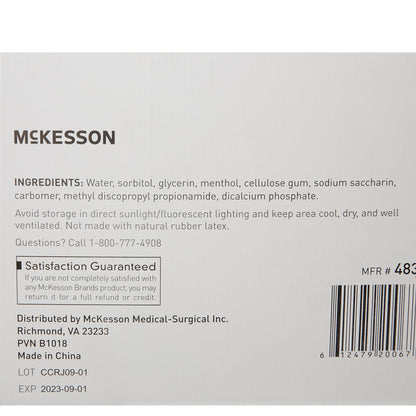 McKesson Oral Swab Dentifrice Foam Tip 10 per Pack (862155_CS)