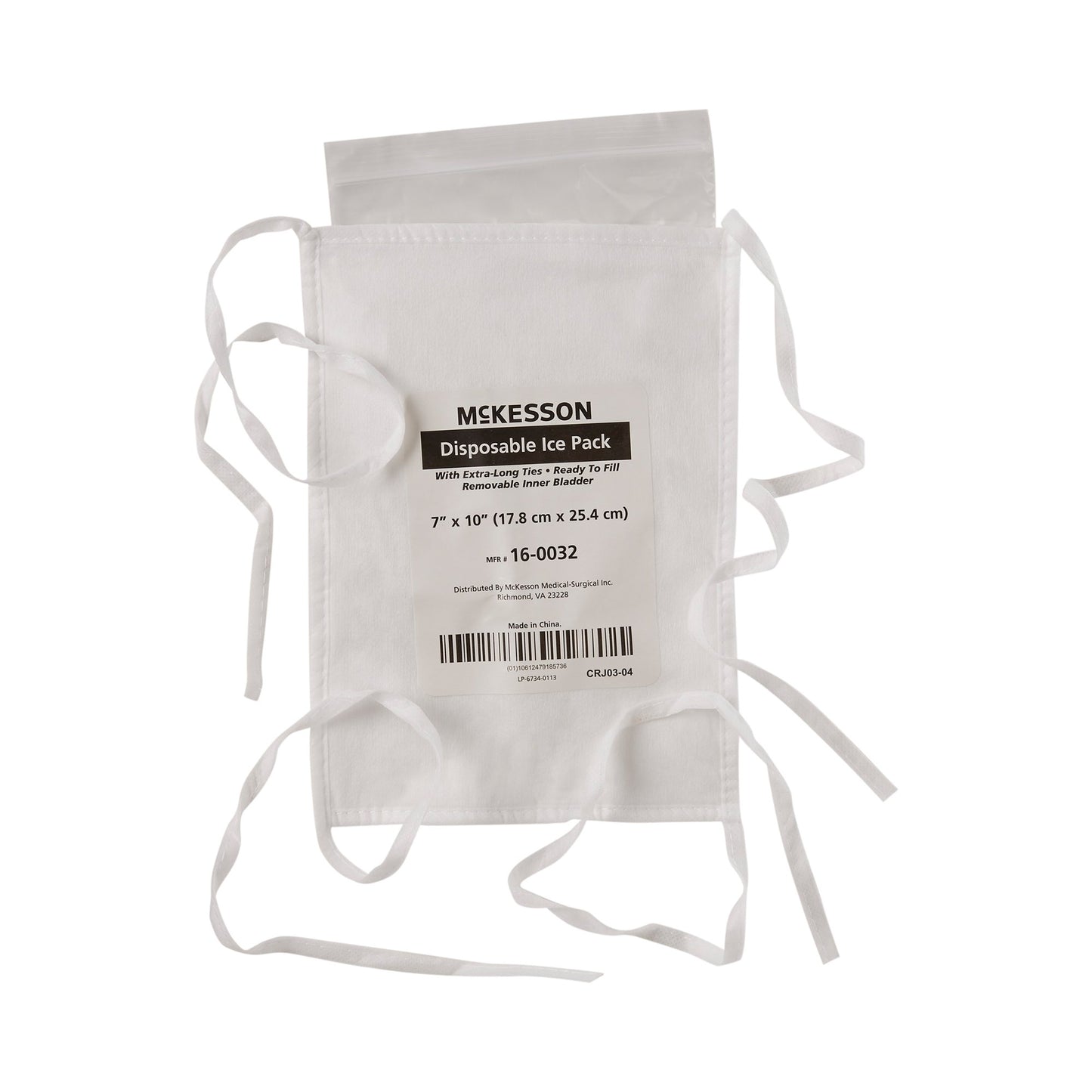 McKesson Ice Bag General Purpose 7 X 10 Inch Fabric Disposable (485416_CS)