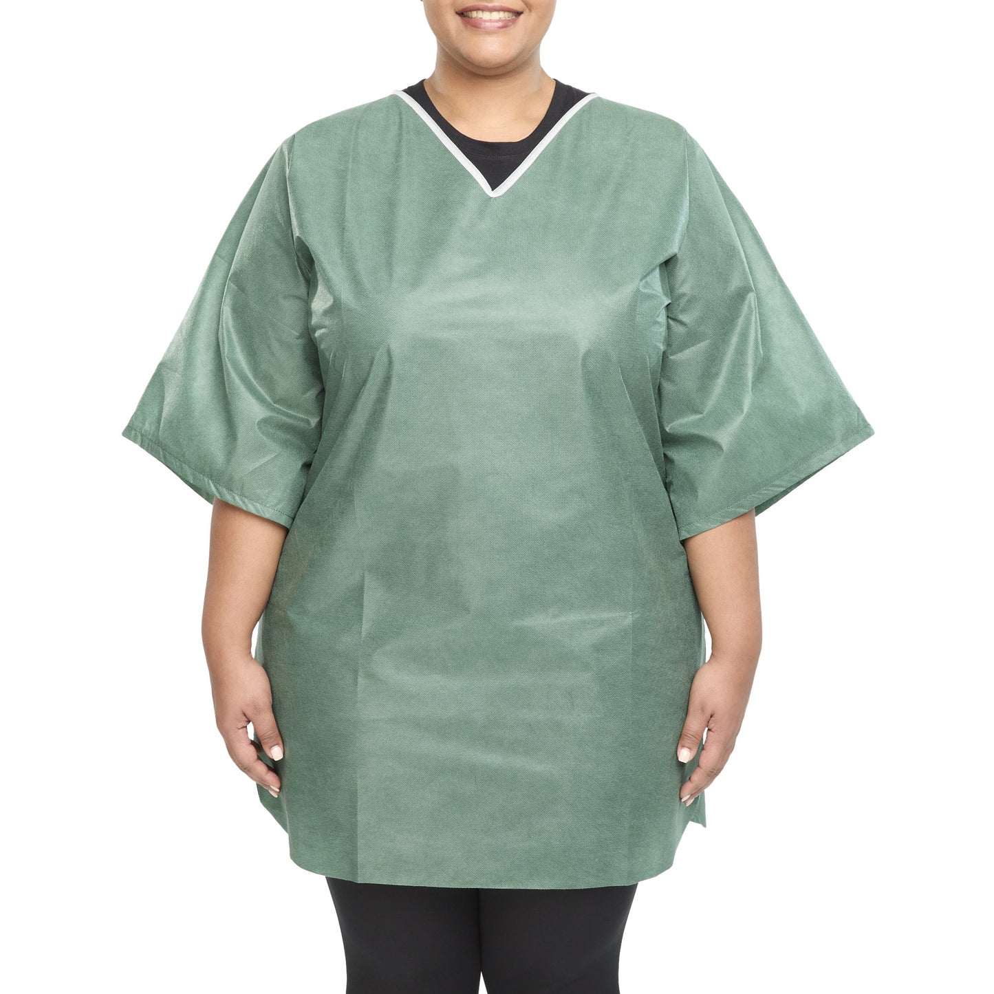 Graham Medical Products Patient Shirt 3X-Large Green Without Pockets Short Sleeve Unisex (937393_CS)