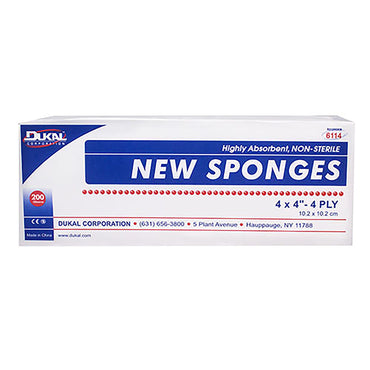 Dukal™ Nonwoven Sponge 4 X 4 Inch 4-Ply NonSterile 200 per Pack (531233_BG)