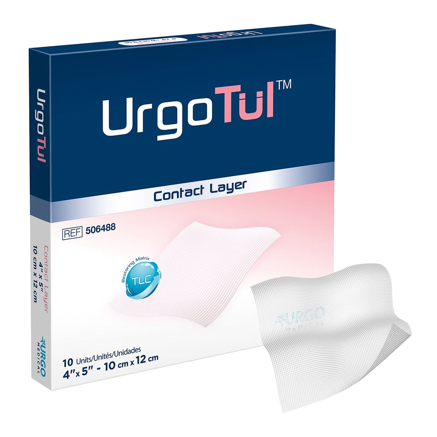 UrgoTul™ Impregnated Contact Layer Dressing 4 X 5 Inch Sterile (812489_BX)