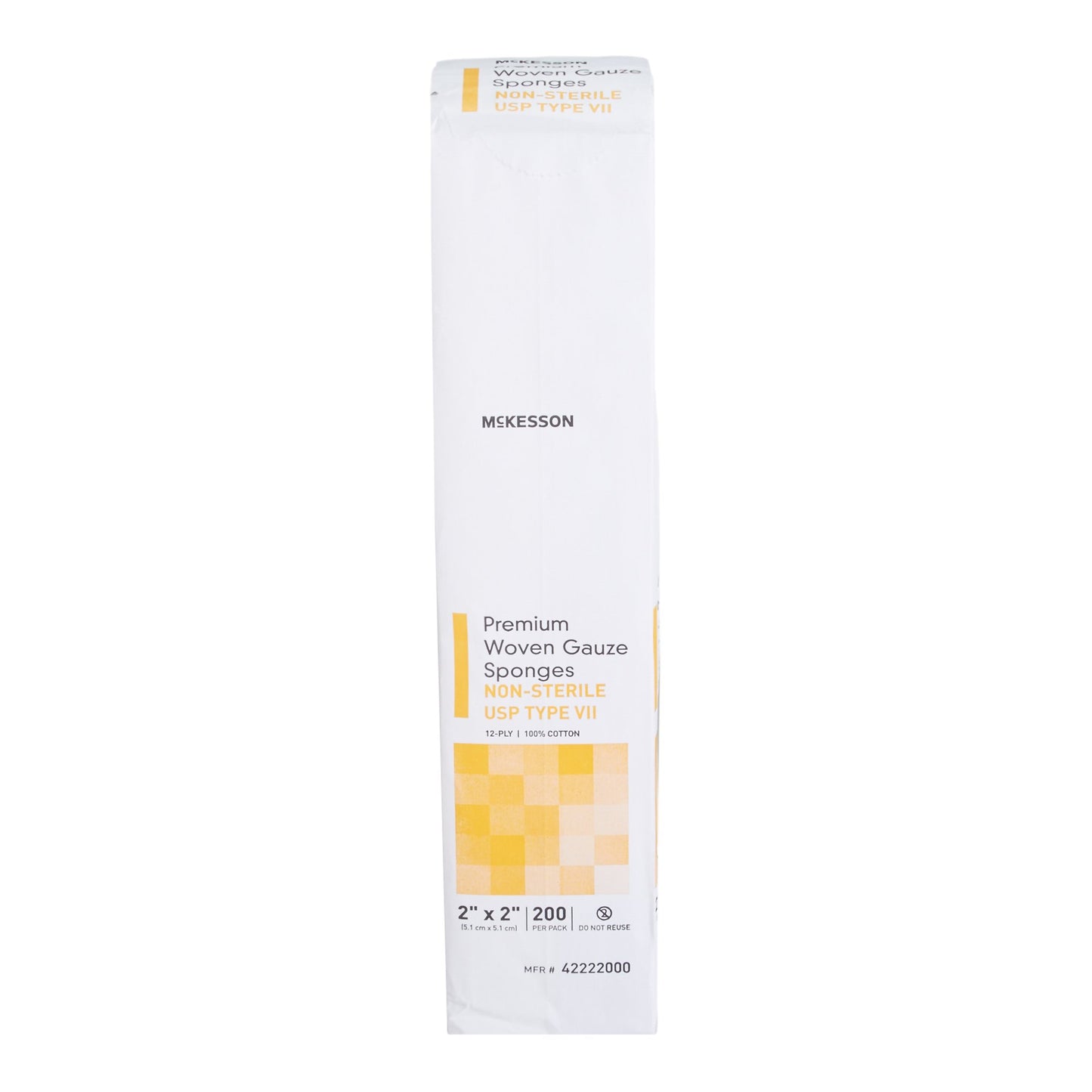 McKesson Gauze Sponge 2 X 2 Inch 12-Ply NonSterile 200 per Pack (1043628_CS)
